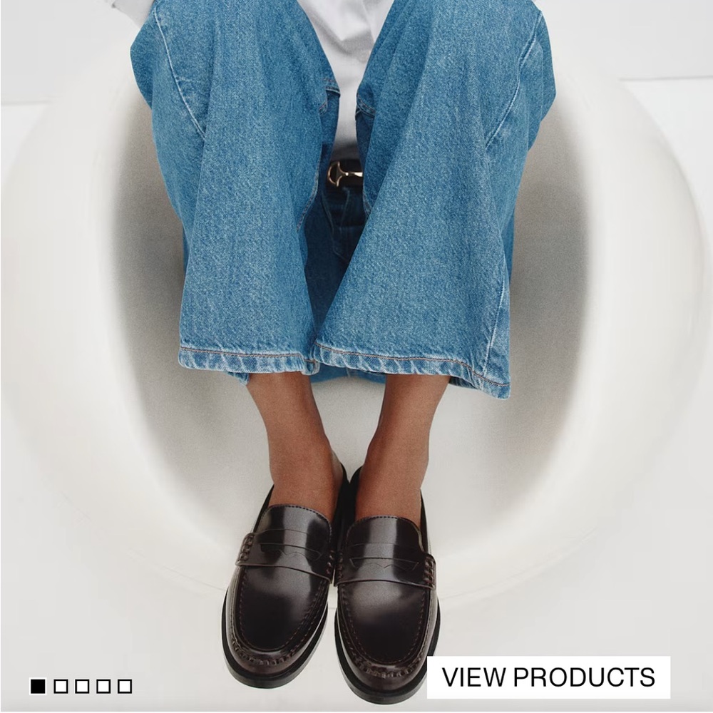 NWT H&M MULE LOAFERS